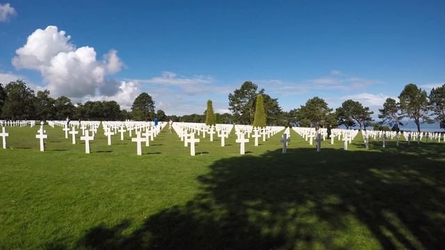 Omaha Beach & Normandy American Cemetery And Memorial (4k)