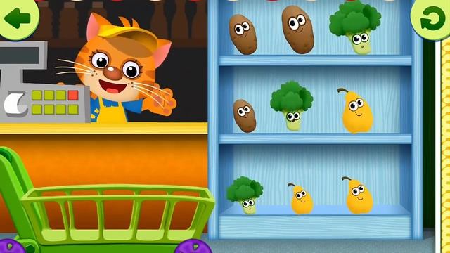 Baby Play And Learn The Names Of Fruits, Food & Size - Funny Food Game For Babies And Kids