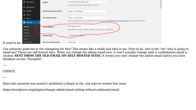Wordpress: What is the point of new confirm admin email process? (2 Solutions!!) смотреть онлайн