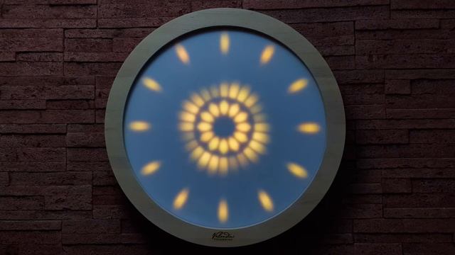 Настенные RGB LED-часы VELANDINI - режим ночник - тема Sun смотреть онлайн