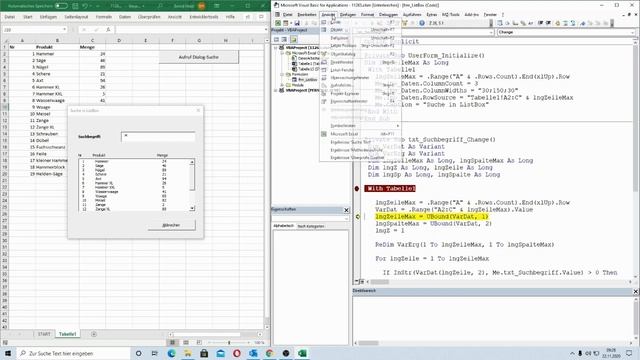 210: Excel-VBA: Recht elegant: Suche in einer ListBox mit Hilfe von Arrays durchführen смотреть онлайн