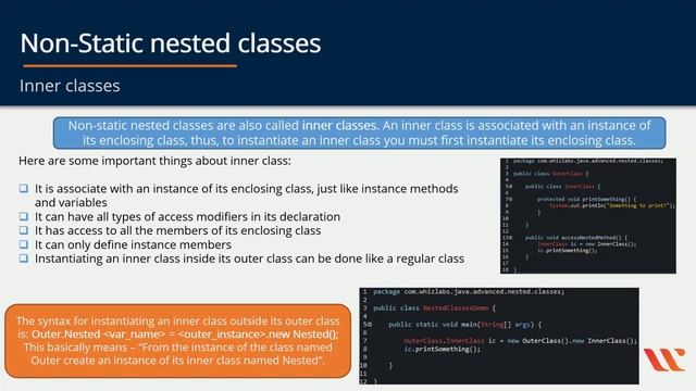 Different Types of Nested Classes: An In-Depth Look | Advanced Java Course | Whizlabs смотреть онлайн