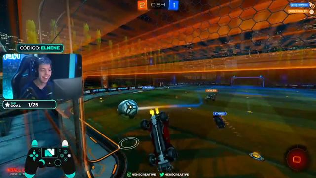 JUGANDO ROCKET LEAGUE CON ROBLEIS Y THIAGO смотреть онлайн