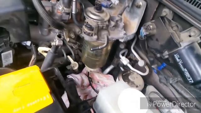 Замена топливного фильтра Mitsubishi Pajero Vagon