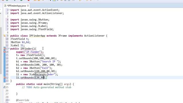 Live Demonstration & Implementation of IP Finder in Java Swing | Java Coding Exercise | @TechRanch смотреть онлайн