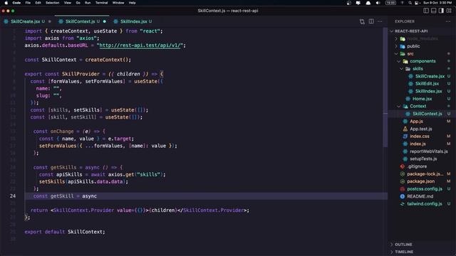 React CRUD with Laravel API tutorial смотреть онлайн