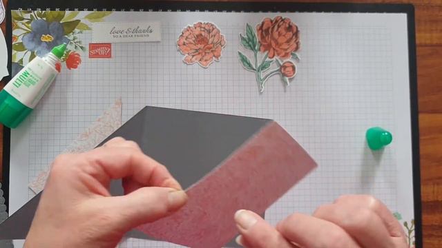Prized Peony - Another Fun Fold Card.. смотреть онлайн