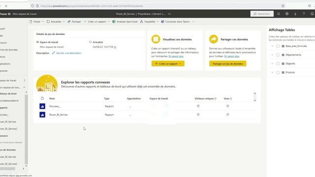 Power BI (service) - Actualisation planifiée d'un jeu de données смотреть онлайн