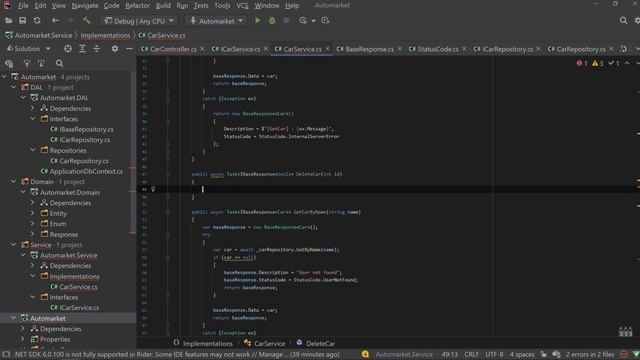 РЕАЛИЗАЦИЯ СЕРВИСОВ ASP.NET CORE - #11