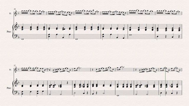 Vivo Per Lei - Flauta y Piano смотреть онлайн
