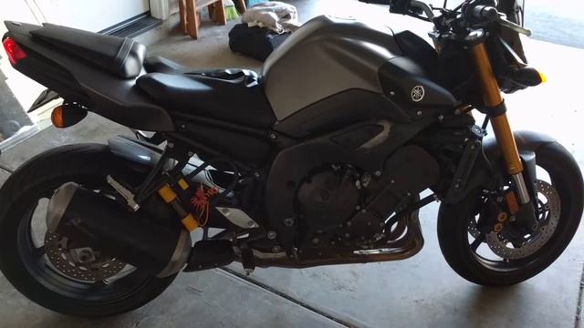Yamaha FZ8 walk-around and short review смотреть онлайн