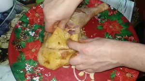 Сочный окорок индейки с картофелем запекаем в духовке