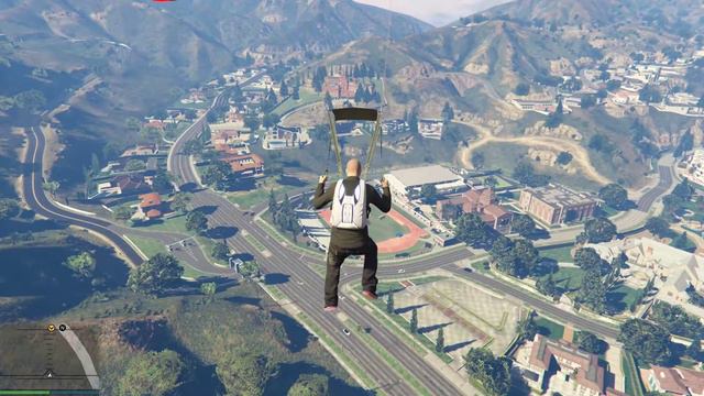 GTA 5 , как прыгнуть с парашутом на золото!!!! смотреть онлайн