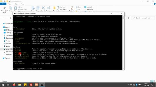 Codeigniter 4 : How to run project without Apache server start. смотреть онлайн
