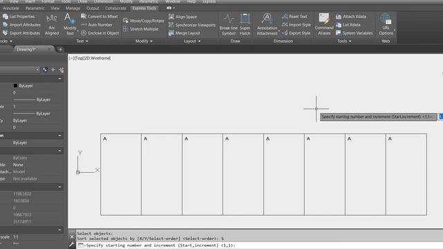 Automatic numbering in AutoCAD смотреть онлайн