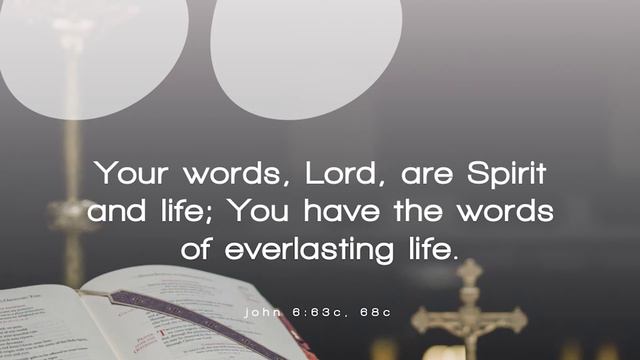 Psalm in English I Friday I 16th Week I Psalm 19: 8, 9, 10, 11 смотреть онлайн