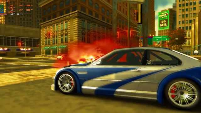 JOGUEI NEED FOR SPEED MOST WANTED PS2 4K 60FPS - PCSX2 1.7 смотреть онлайн