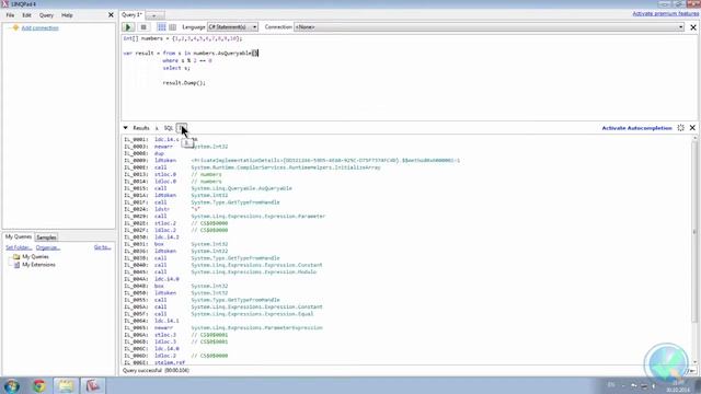 Часть 25. LinqPad смотреть онлайн