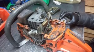 Хускварна 55 ремонт после ремонта.