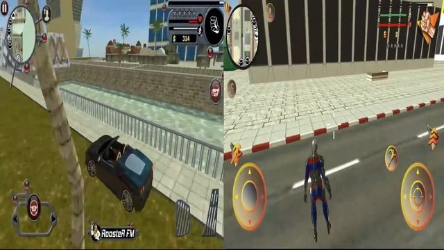 ►Rope Hero VS Rope Hero Return Of a Legend -Android Game Play HD By games hole смотреть онлайн