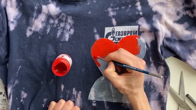 Урок для новичков! Рисуем на футболке. Рисуем без опыта смотреть онлайн