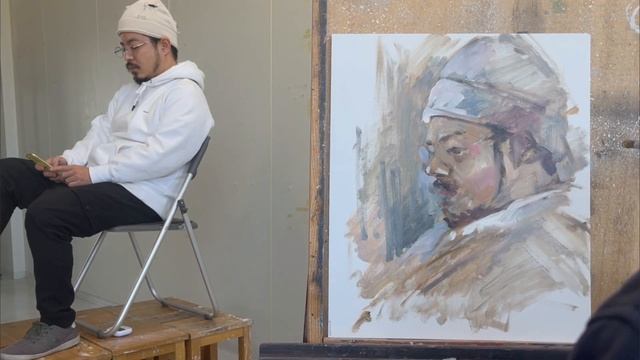 oil sketch【油絵を素早く描く！】 смотреть онлайн