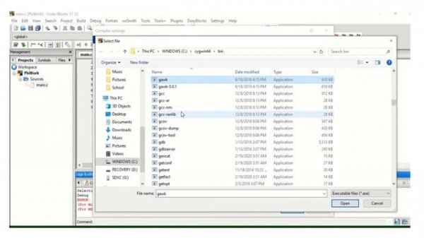 Debugger..Error message: "You need to specify a debugger program in the debuggers's settings"