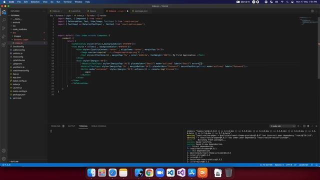 #5 - React-Native || Telugu lo || Login Screen design || React native paper - Step2 смотреть онлайн