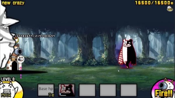 the battle cats but i use enemies (crazed metal assassin bear)