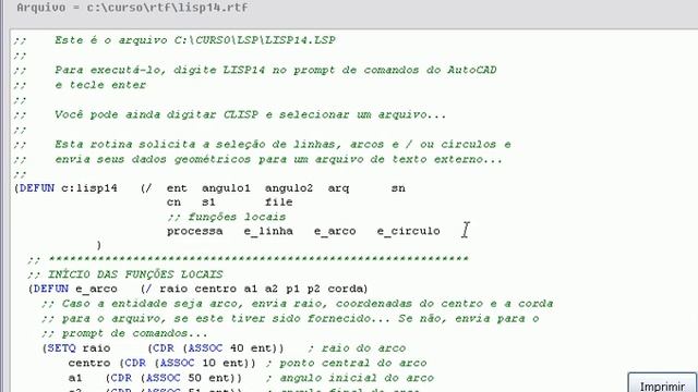 AUTOLISP - Curso E.Fernal de AutoLISP - C смотреть онлайн