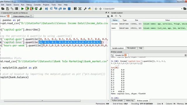 Percentile and Boxplot - Tutorial 3 смотреть онлайн