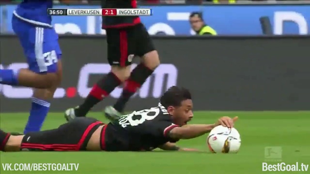 Байер 3:2 Ингольштадт. Обзор матча и видео голов смотреть онлайн