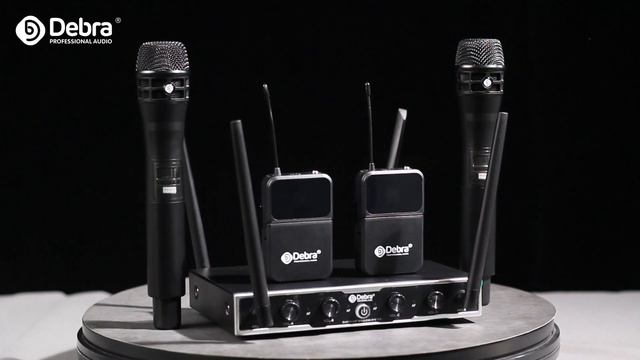 D Debra Audio Wireless Microphone System Pro DU4004 UHF 4 * 16 Adjustable Channels смотреть онлайн