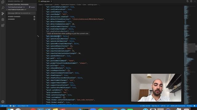 VS Code Setting: git.fetchOnPull смотреть онлайн