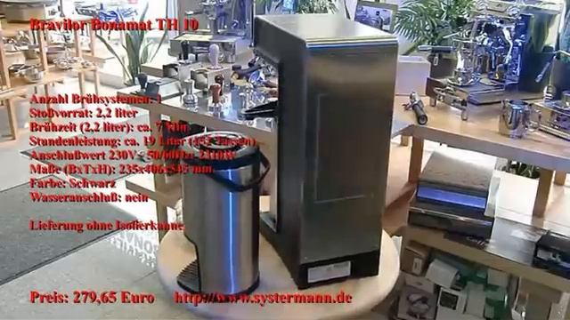 Bravilor Bonamat TH 10 ( 230,- € Netto zzgl. MwSt. ) смотреть онлайн