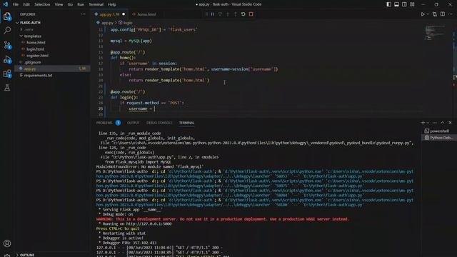 Create Login and Register Flask App (New) - Complete Tutorial смотреть онлайн