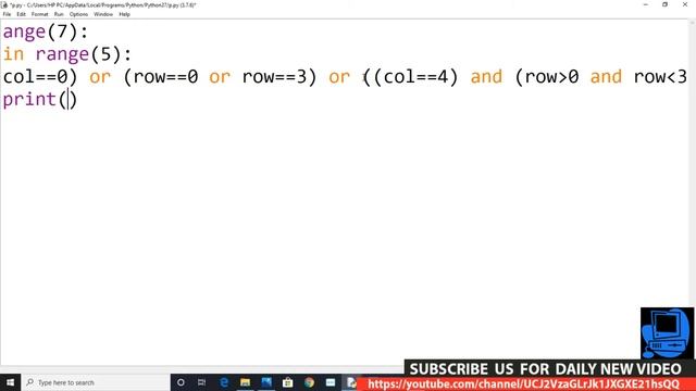 Python Pattern Programs | Printing Stars '*' in P Shape смотреть онлайн