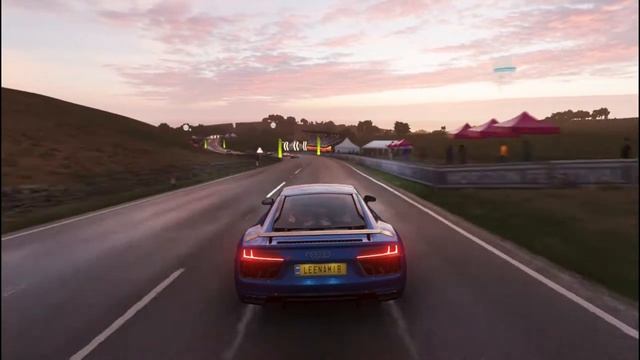 Forza Horizon 4 - Audi R8 V10 Street Race Gameplay on Nvidia GeForce 840M смотреть онлайн
