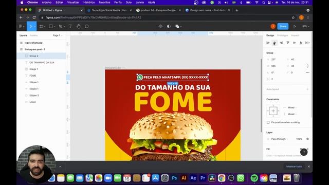 Live #47 - Criando artes para hamburgueria com o Figma - Segredos do Canva смотреть онлайн