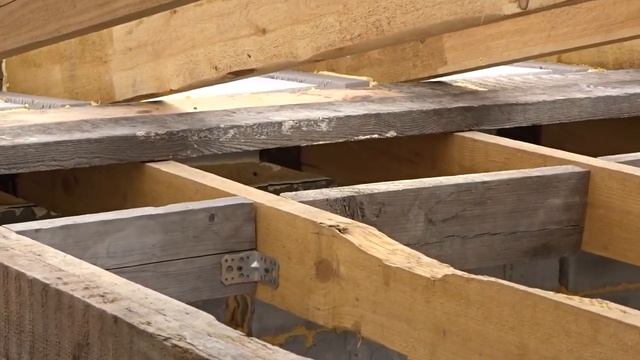 Монтаж односкатной крыши для бани смотреть онлайн