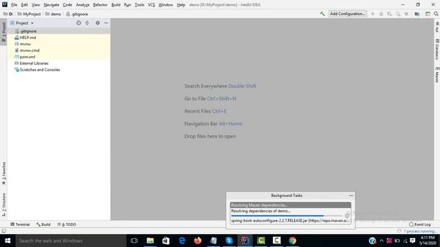 Create Spring Boot Project with Maven and IntelliJ IDEA. смотреть онлайн