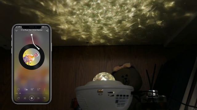 LED Star Projector Starry Light Projector with Music Speaker Sound Sensor Remote Control Timer смотреть онлайн