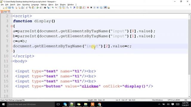 what is document.getElementsByTagName() in javascript explained with example. смотреть онлайн
