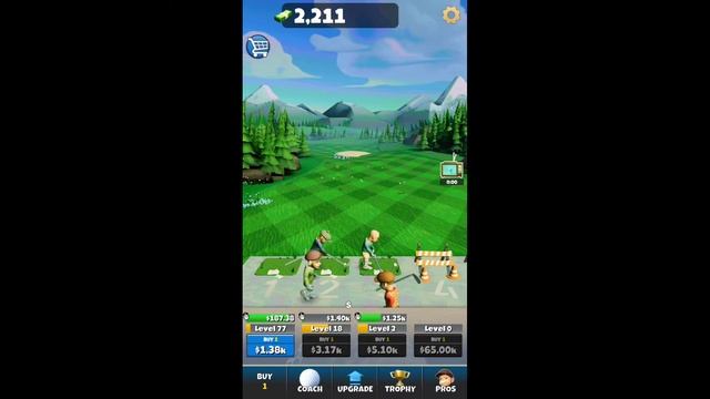 Wait, then you get money - Idle Golf Tycoon смотреть онлайн