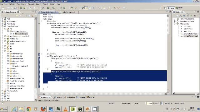 Java Android Eclipse. VideoPregunta ¿Como utilizar getX y getY para mover objetos ? смотреть онлайн