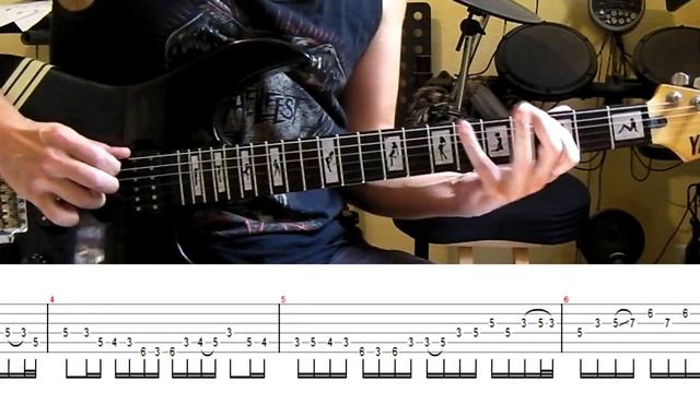 Bon Jovi - Keep The Faith guitar solo lesson (with tablatures and backing tracks) смотреть онлайн