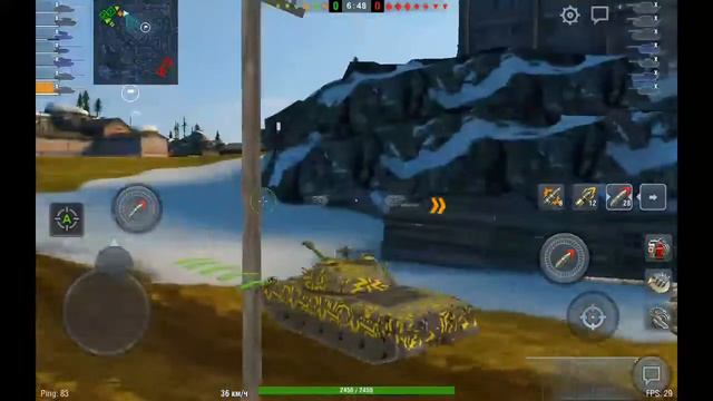Потеем в медальку "Решающий вклад" для кланового ивента в Tanks Blitz. смотреть онлайн