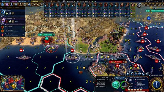 Civilization 6 - England - Historic Speed - Ep 25 смотреть онлайн