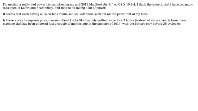 Apple: really bad power consumption on mid-2013 MacBook Air смотреть онлайн