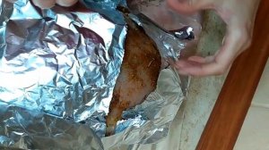 Филе индейки, запеченное в фольге в духовке